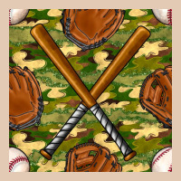 Baseball Bat And Gloves With Camouflage Seamless Pattern Urban Hoodie | Teevron