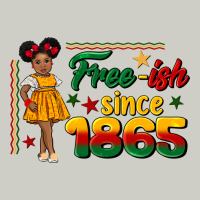 Free Ish Since 1865 Black Girl Peekaboo Juneteenth Heavyweight Hoodie | Teevron