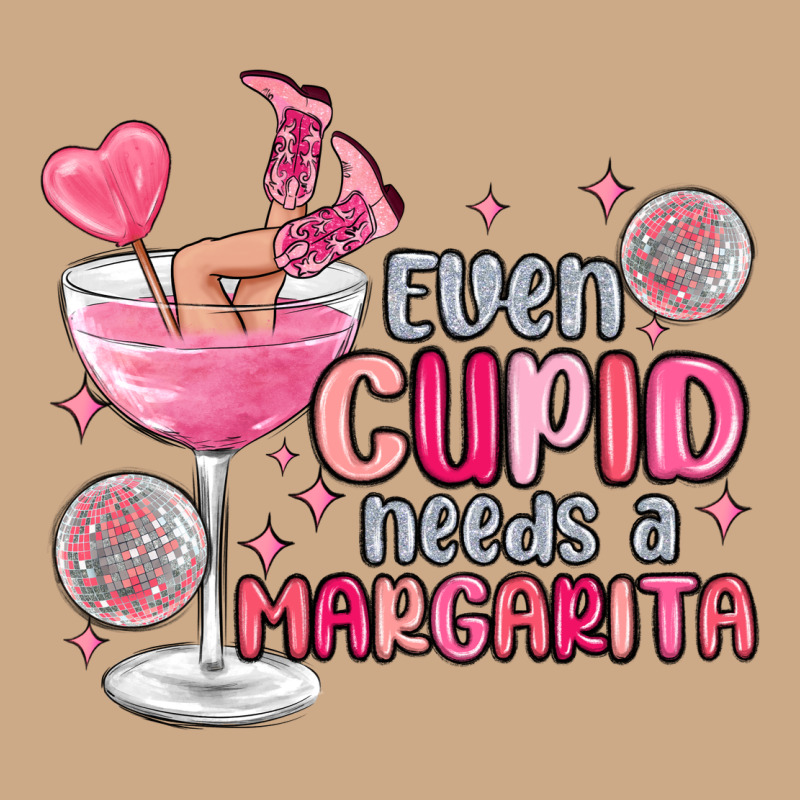 Even Cupid Needs A Margarita Vintage Hoodie by MaliasSmallBusiness | Teevron