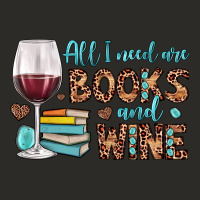All I Need Are Books And Wine Heavy Core Tee | Teevron