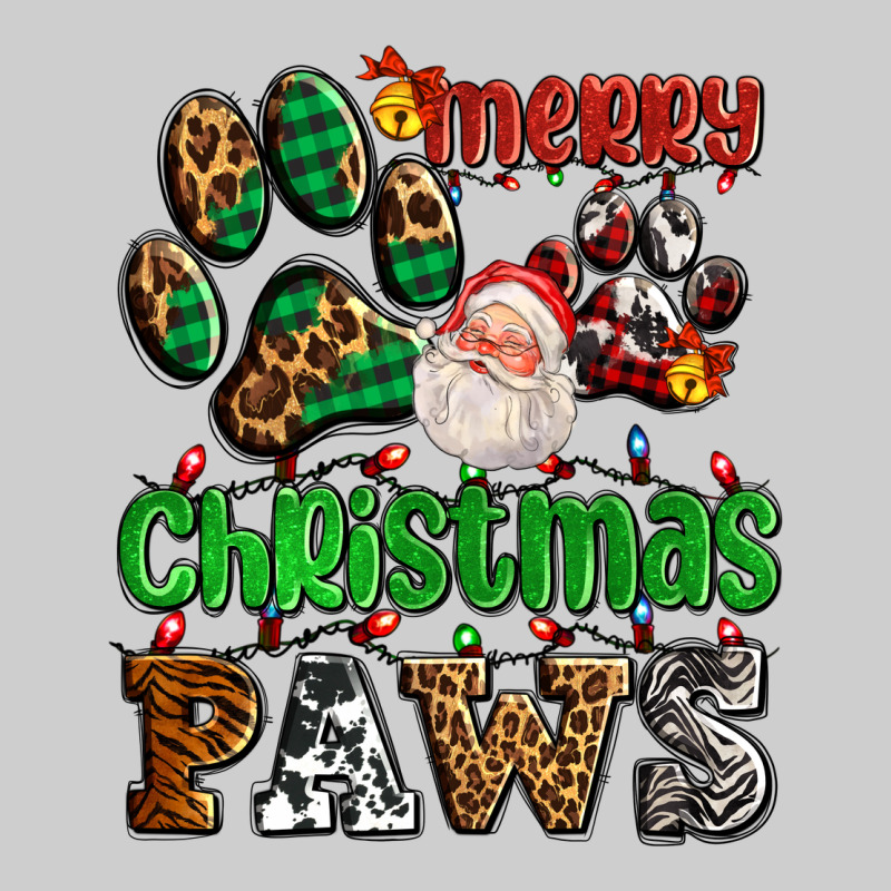 Merry Christmas Paws With Santa Premium Tee by AdoDesignShop | Teevron