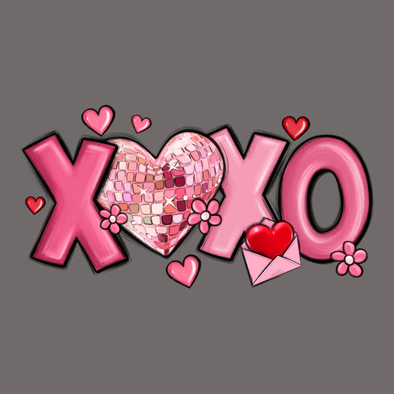 Xoxo Disco Heart Valentine's Day Urban Heavy Tee by MaliasSmallBusiness | Teevron