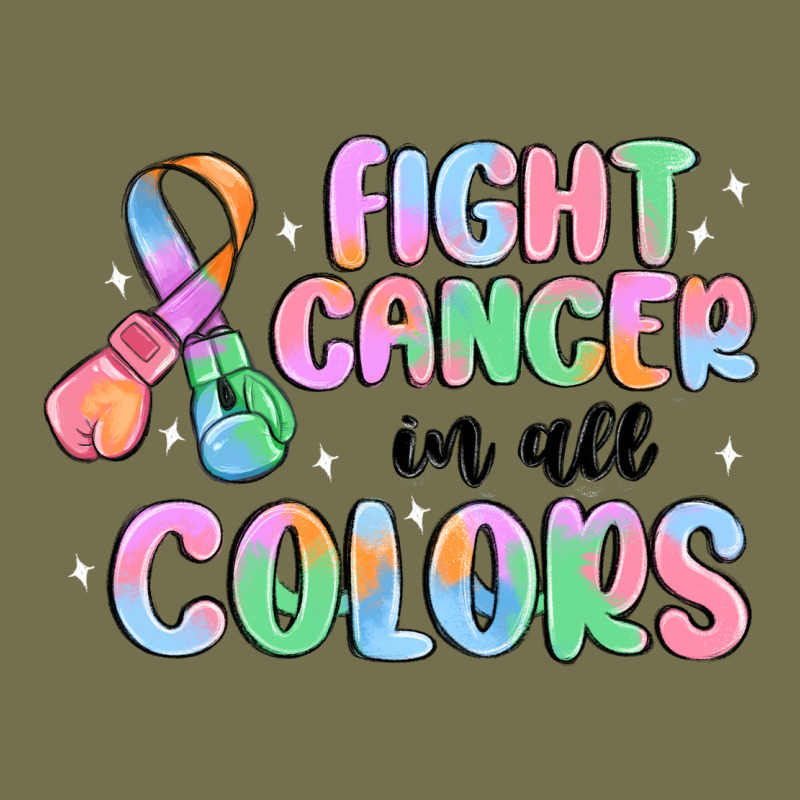 Fight Cancer In All Colors Vintage Hoodie by MaliasSmallBusiness | Teevron