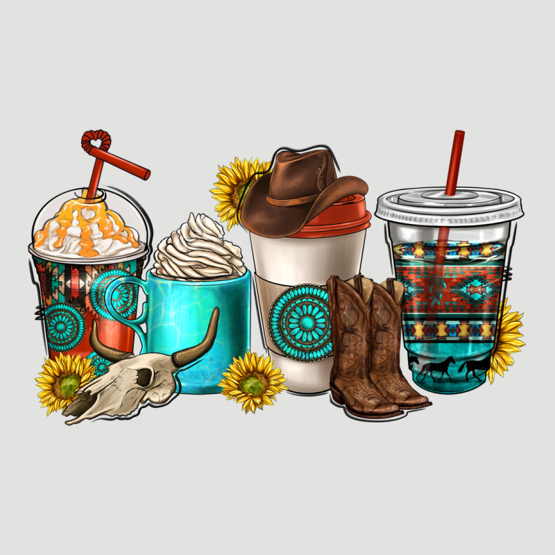 Western Coffee Cups Classic Tee by NancyCooperArtShop | Teevron