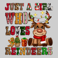 Just A Girl Who Loves Reindeers Premium Sweatshirt | Teevron