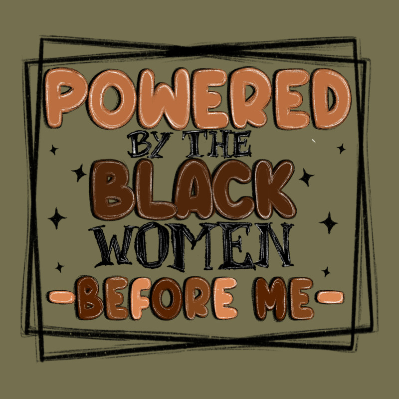 Powered By The Black Women Before Me Vintage Hoodie by MaliasSmallBusiness | Teevron