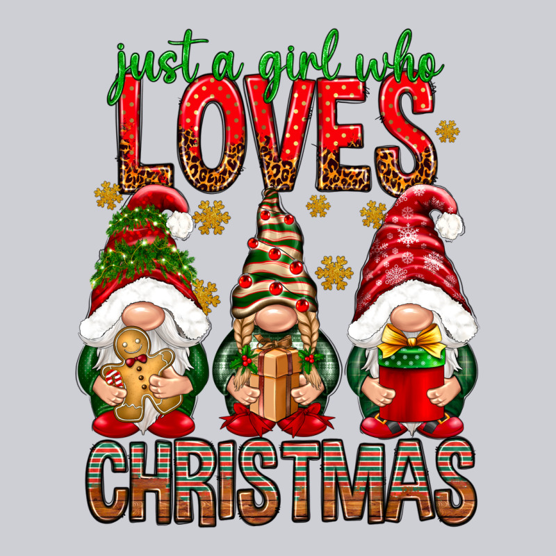 Just A Girl Who Loves Christmas Heavyweight Sweatshirt by NancyCooperArtShop | Teevron
