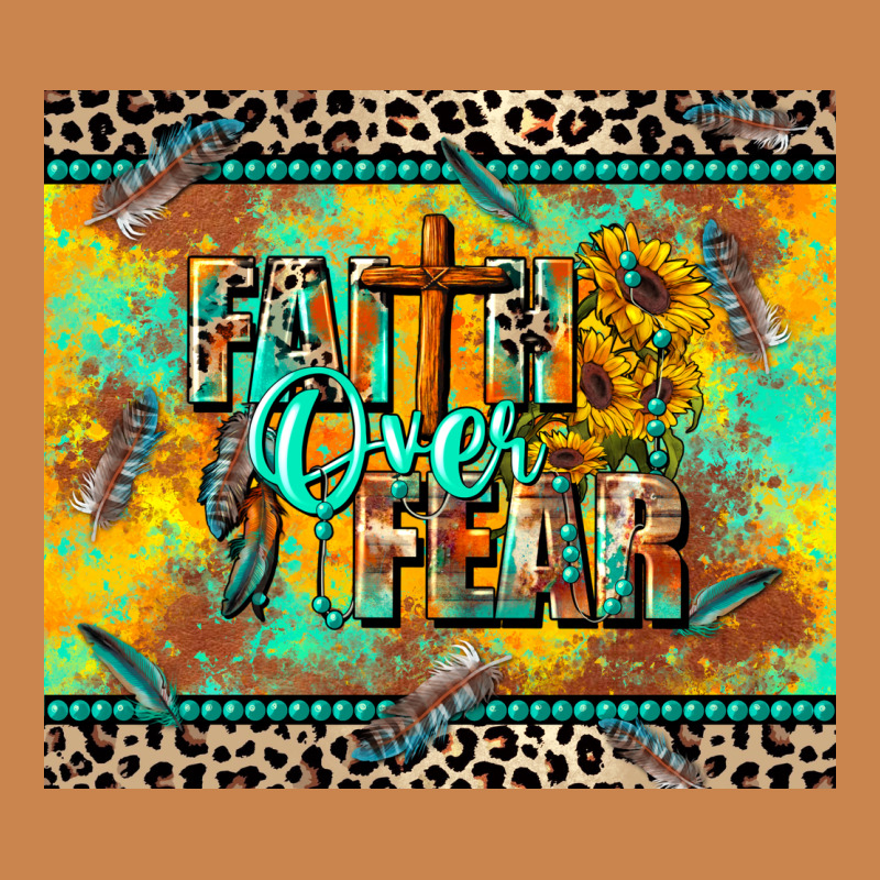 Faith Over Fear Heavyweight Hoodie by CowGirlArtShop | Teevron