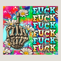 Fuck Everything Skeletons Heavy Core Tee | Teevron