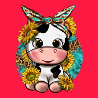 Cute Cow With Sunflower And Leopard Zipper Hoodie | Teevron