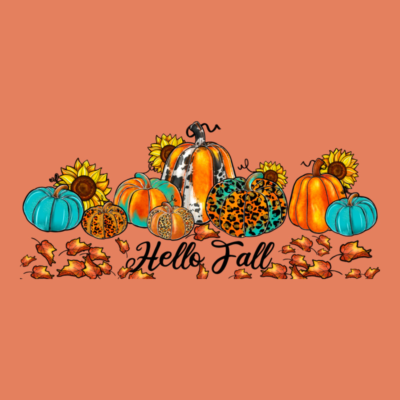 Hello Fall Pumpkin Sunflower Classic Tee by JahusDesignShop | Teevron