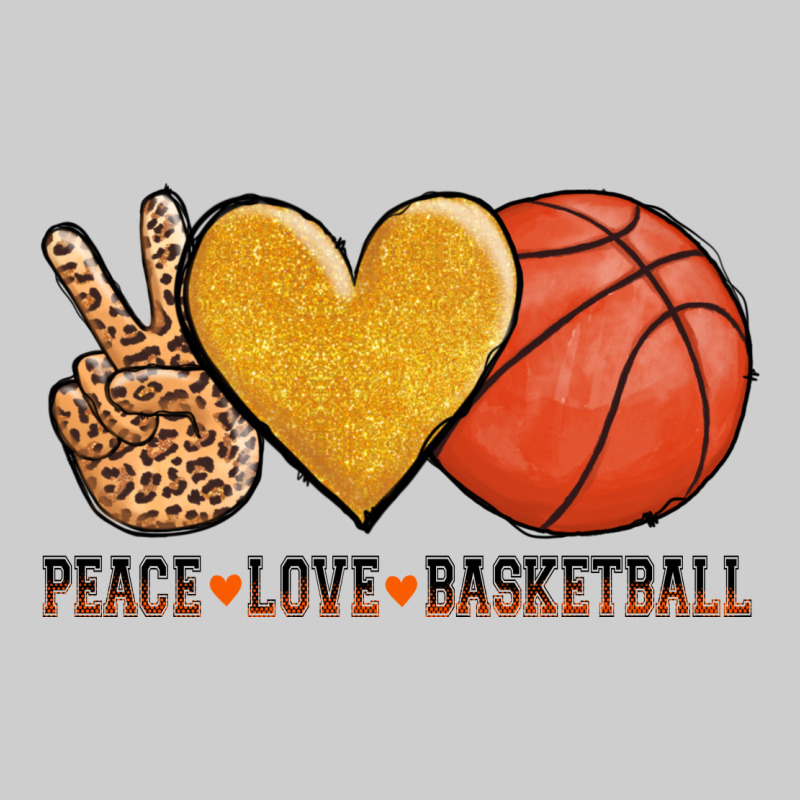 Peace Love Basketball Premium Tee by AdoDesignShop | Teevron