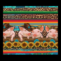 Western Serape Pigs Ladies Tee | Teevron