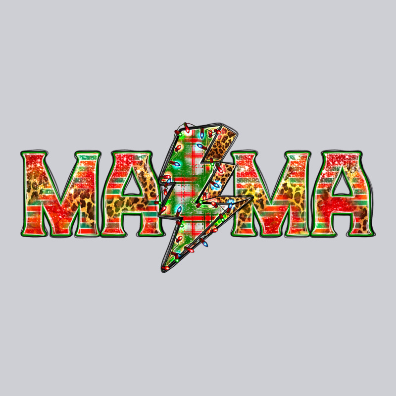 Mama Christmas Lightning Bolt Heavyweight Sweatshirt by NancyCooperArtShop | Teevron