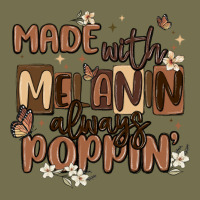 Made With Melanin Always Poppin Vintage Hoodie | Teevron
