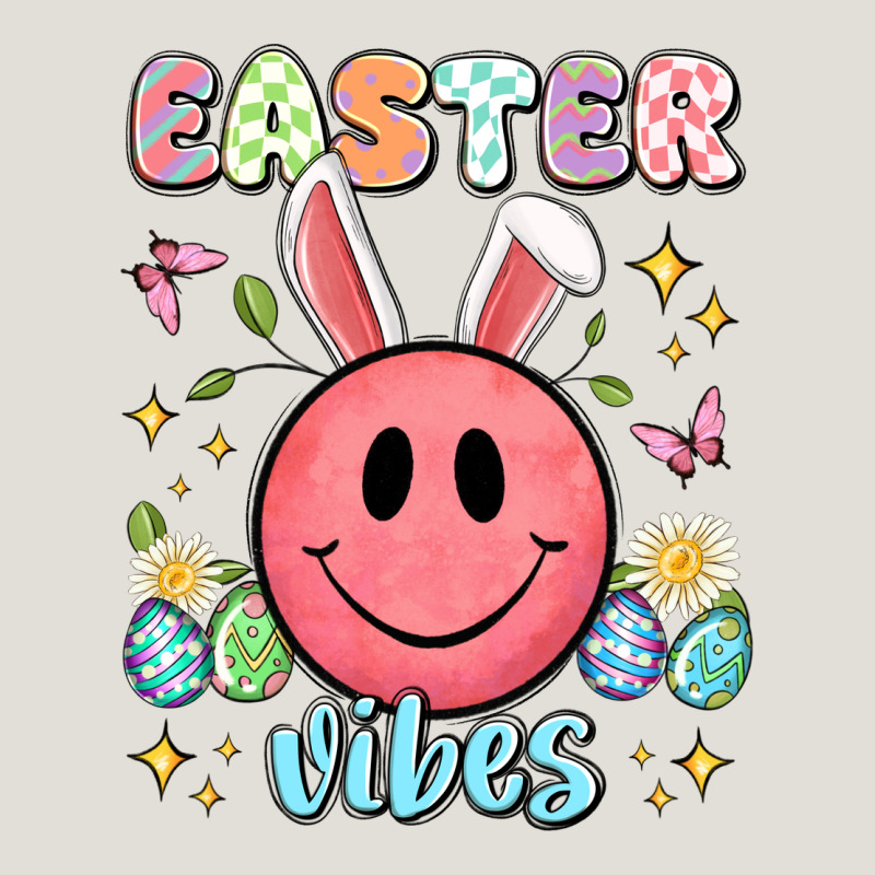 Easter Vibes Smiley Face Heavy Core Tee by Artiststas | Teevron