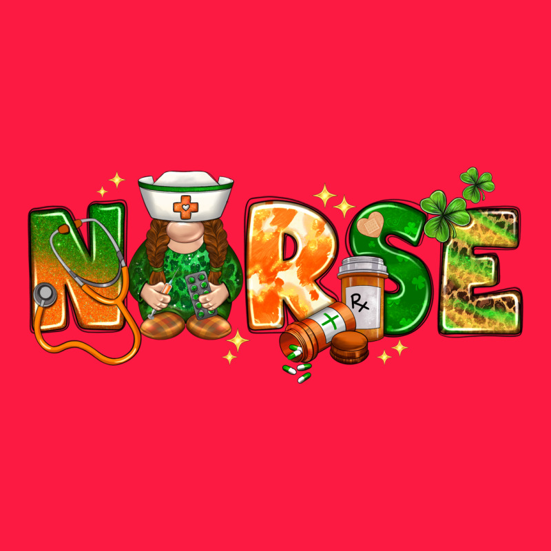 St Patricks Day Nurse With Gnome Zipper Hoodie by NancyCooperArtShop | Teevron