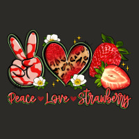 Peace Love Strawberry Heavy Core Tee | Teevron