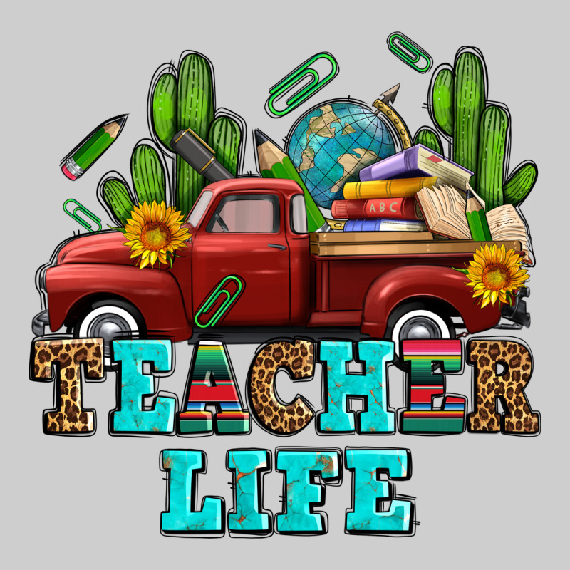 Teacher Life Western Truck And Books Premium Tee by AdoDesignShop | Teevron