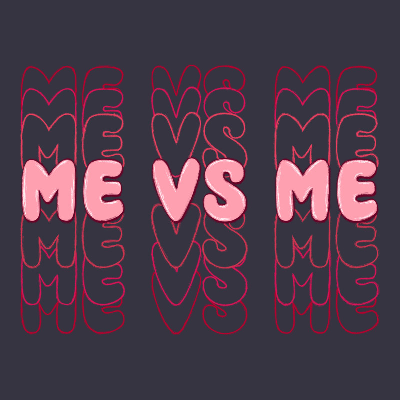 Me Vs Me Vintage Hoodie by MaliasSmallBusiness | Teevron