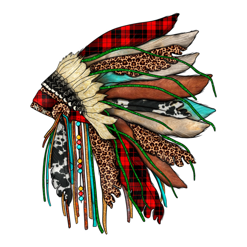 Christmas Indian Headdress Premium Tee by JahusDesignShop | Teevron