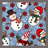 Christmas Snowman Seamless Pattern Urban Hoodie | Teevron
