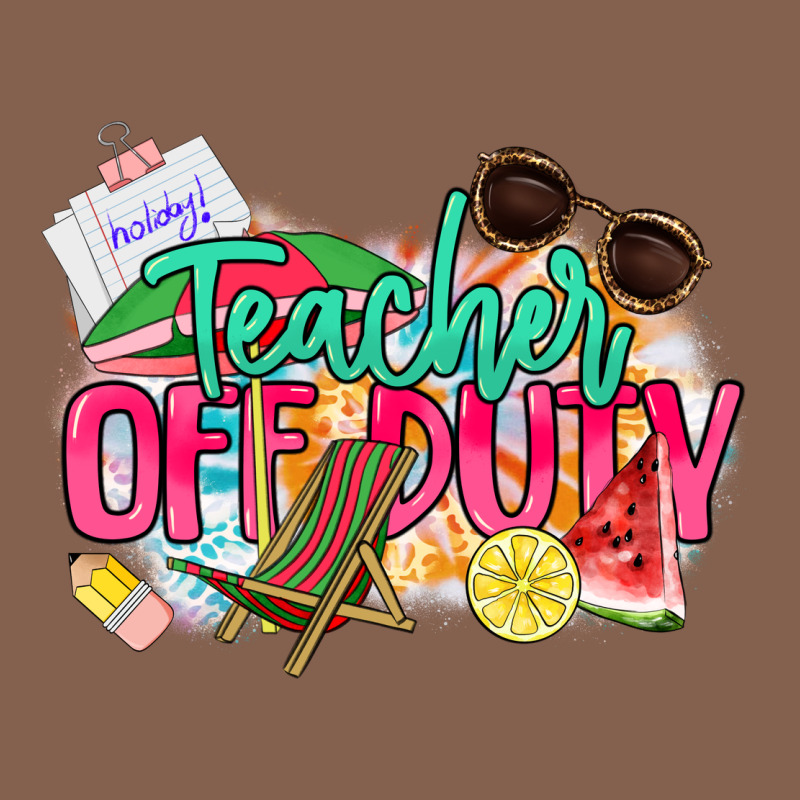 Teacher Off Duty Zipper Hoodie by NancyCooperArtShop | Teevron