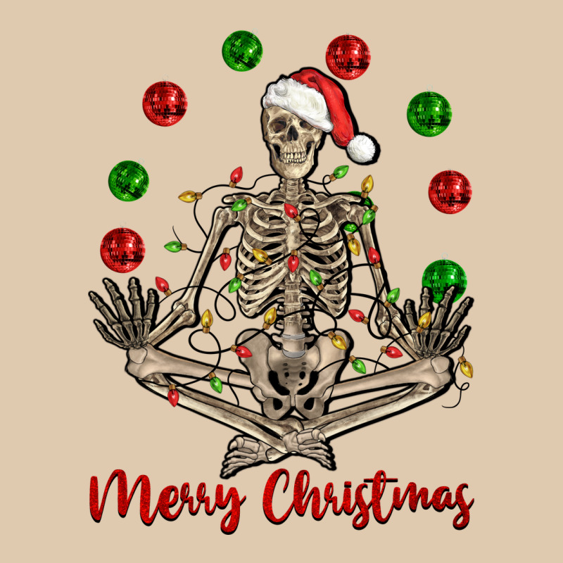 Merry Christmas Skeleton Heavyweight Sweatshirt by NancyCooperArtShop | Teevron
