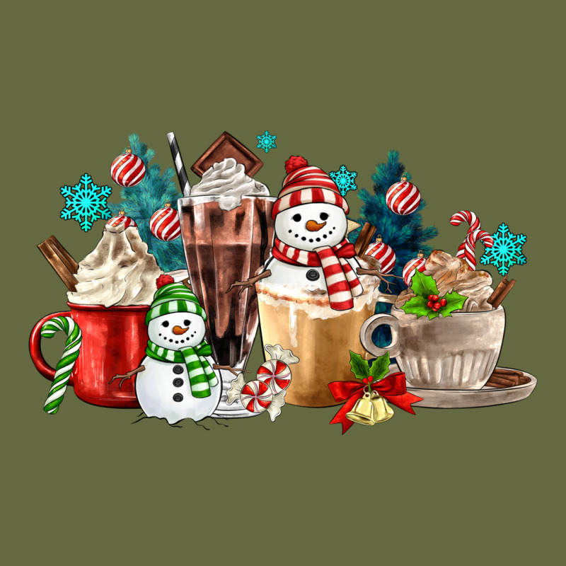 Christmas Coffee Long Sleeve Tee by MaliasSmallBusiness | Teevron