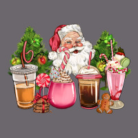 Pink Christmas Santa Coffe Cups Premium Sweatshirt | Teevron