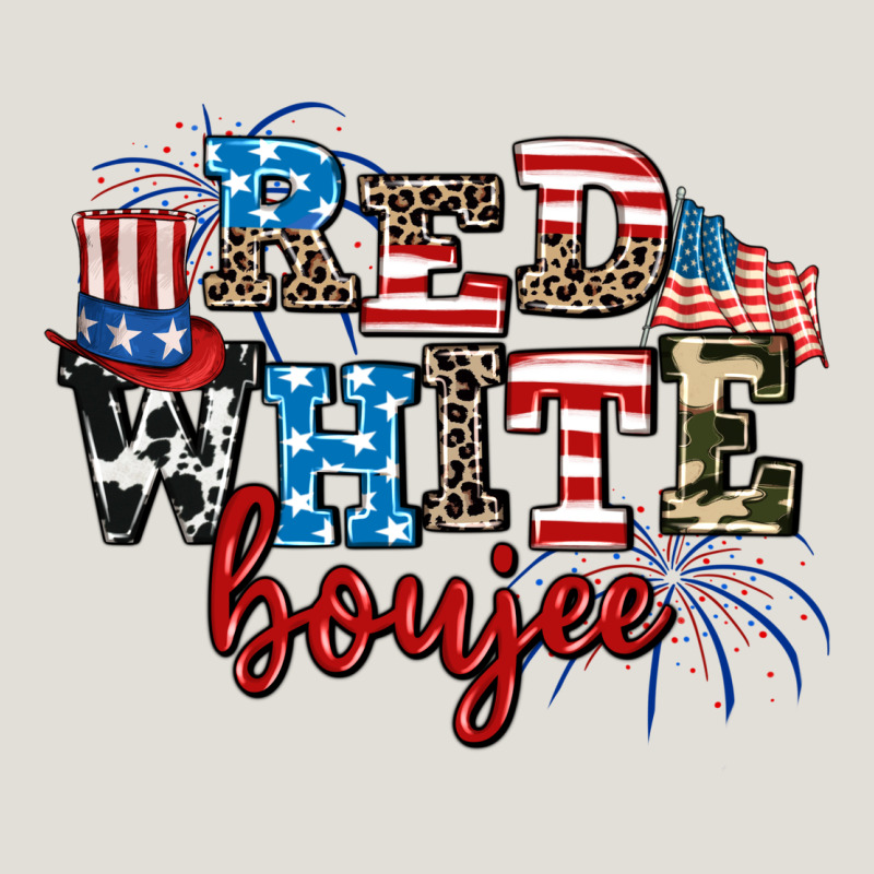 Red Whıte Boujee Heavy Core Tee by AdoDesignShop | Teevron