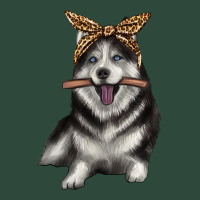 Alaskan Husky With Bandeau Zipper Hoodie | Teevron