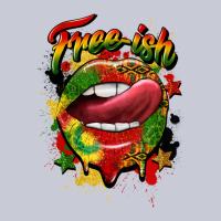 Free Ish Juneteenth Lips Heavyweight Hoodie | Teevron