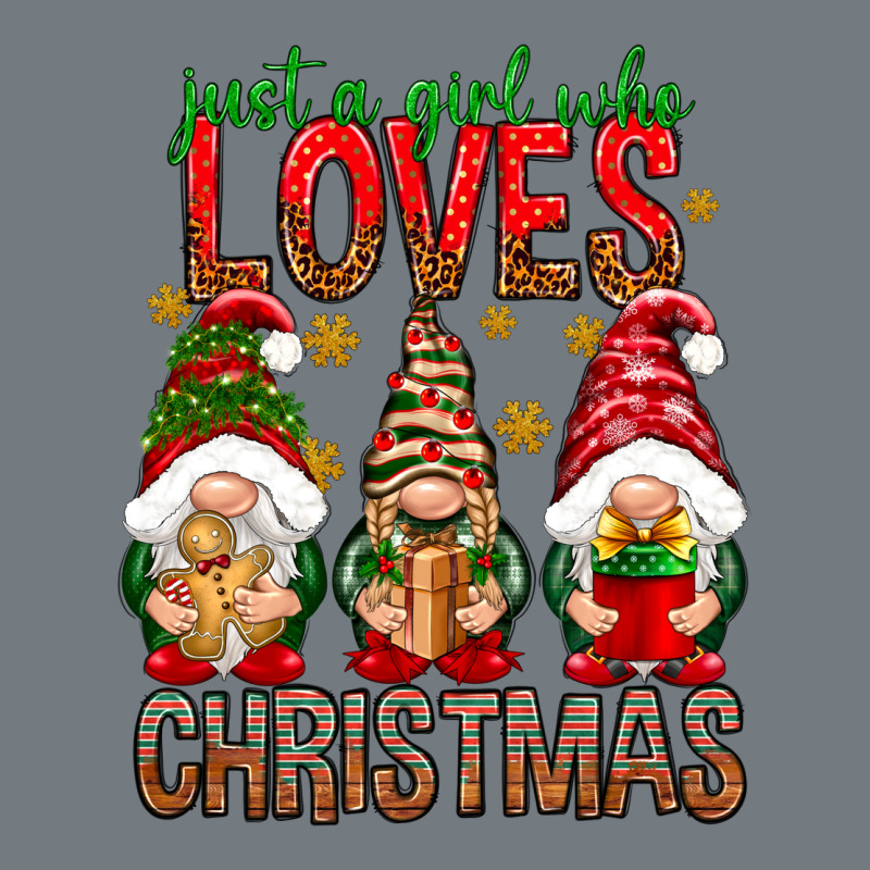Just A Girl Who Loves Christmas Heavyweight Sweatshirt by NancyCooperArtShop | Teevron