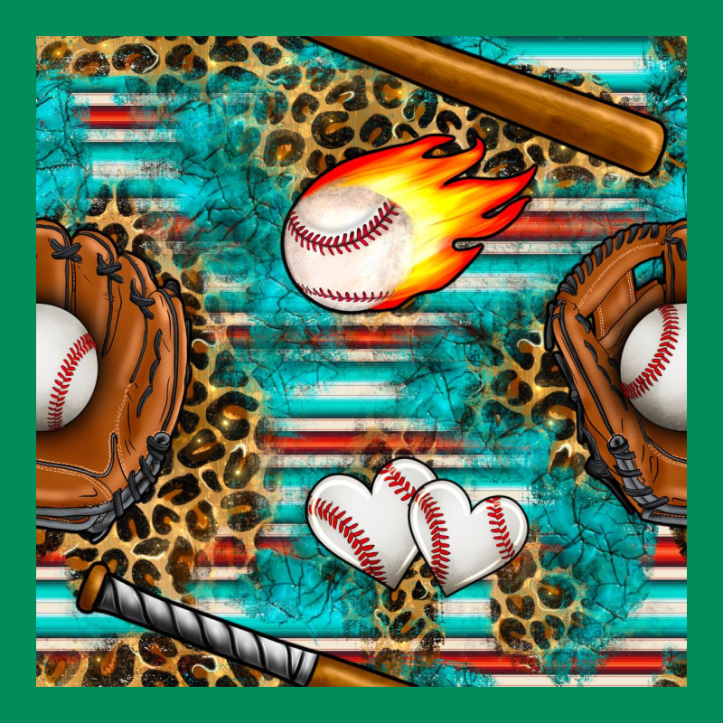 Baseball Glove And Bat With Serape Seamless Pattern Urban Hoodie by BundleAndBundleShop | Teevron