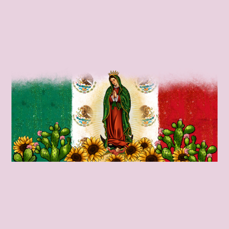 Lady Of Guadalupe Mexican Flag Classic Tee by JahusDesignShop | Teevron