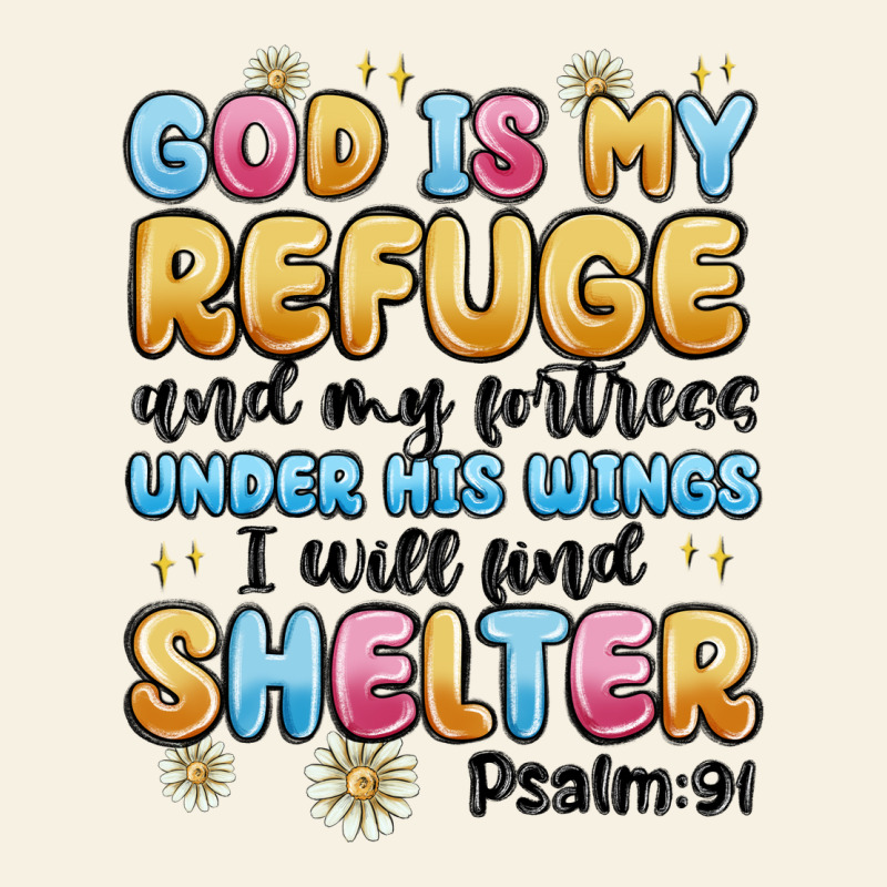 God Is My Refuge And My Fortress Under His Wings Vintage Tee by MaliasSmallBusiness | Teevron