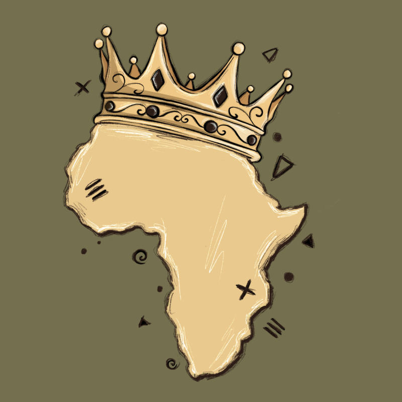 Africa With Crown Vintage Hoodie by MaliasSmallBusiness | Teevron