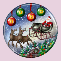 Santa Claus With Deer Christmas Ornament Ladies Tee | Teevron