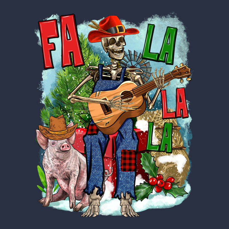 Fa La La La Skeleton Farm Heavyweight Sweatshirt by NancyCooperArtShop | Teevron