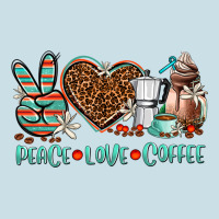 Peace Love Coffee Ladies Tee | Teevron