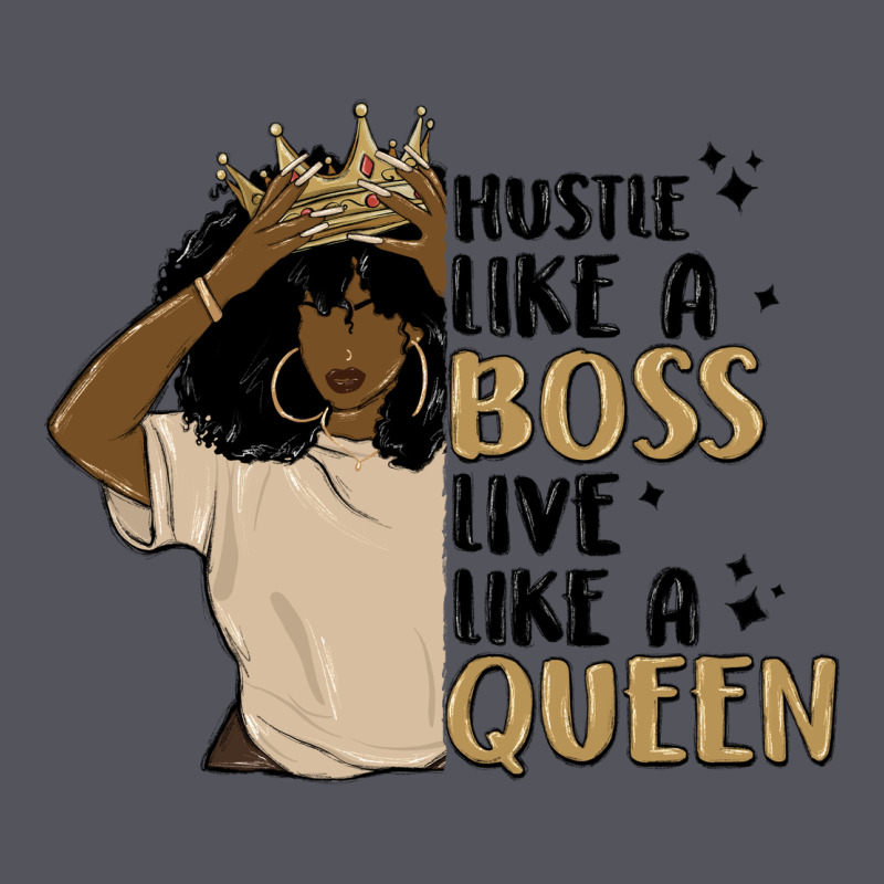 Hustle Like A Boss Live Like A Queen Vintage Hoodie by MaliasSmallBusiness | Teevron