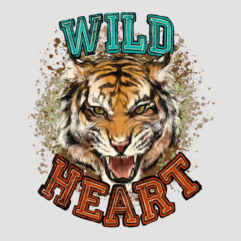 Wild Heart Tiger College Western Classic Tee by NancyCooperArtShop | Teevron