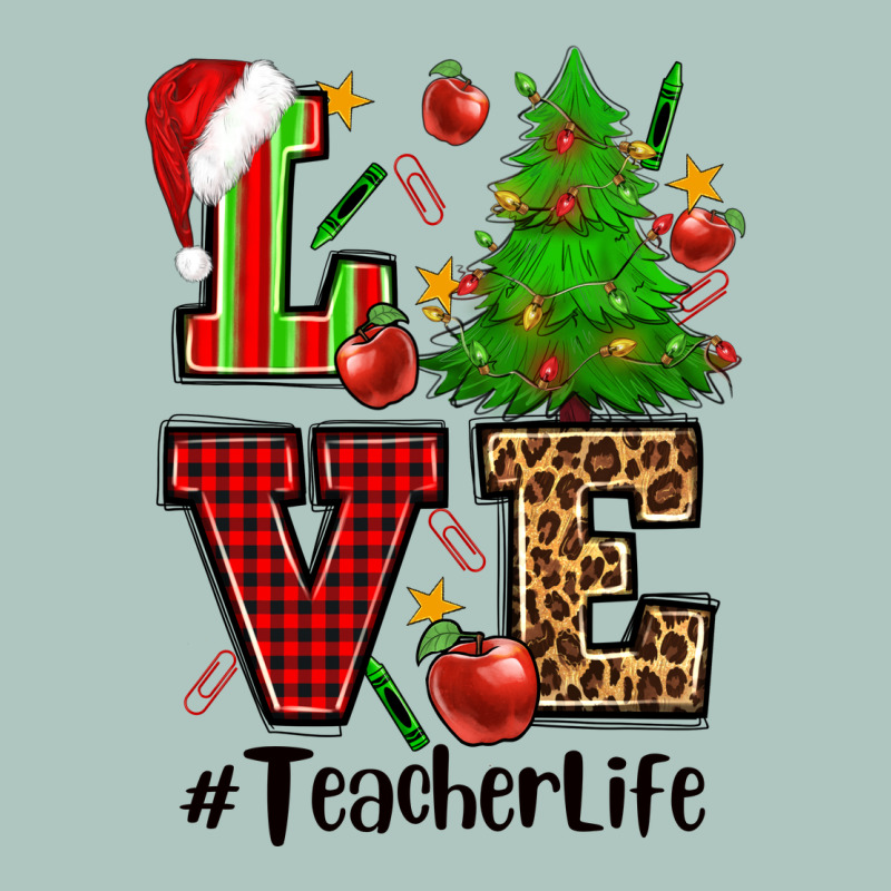 Love Teacher Life Christmas Premium Sweatshirt by CowGirlArtShop | Teevron