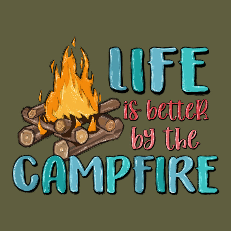 Life Is Better By The Campfire Vintage Tee by MaliasSmallBusiness | Teevron