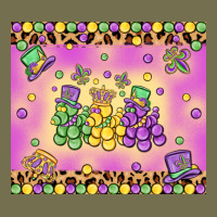 Mardi Gras Bead Dogs Vintage Hoodie | Teevron