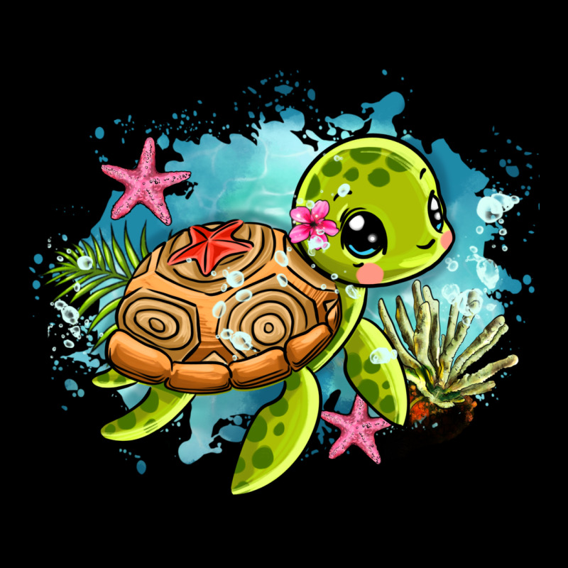 Ocean With Turtle Heavy Core Tee by AdoDesignShop | Teevron