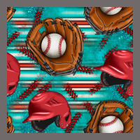 Baseball Helmet And Glove With Serape Seamless Pattern Urban Hoodie | Teevron