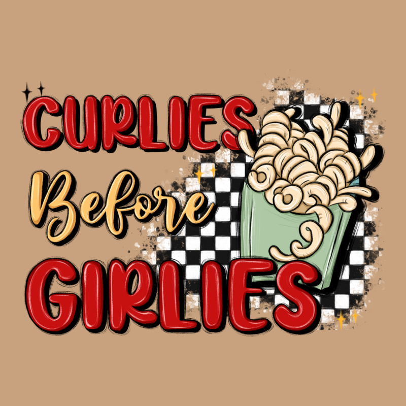 Curlies Before Girlies Vintage Tee by MaliasSmallBusiness | Teevron