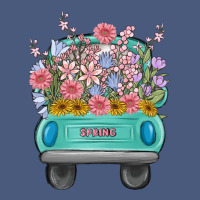 Truck With Flowers Malia Vintage Hoodie | Teevron